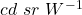cd \ sr \ W^{-1}