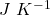 J \ K^{-1}